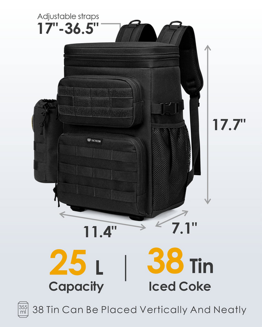 Insulated lunch backpack