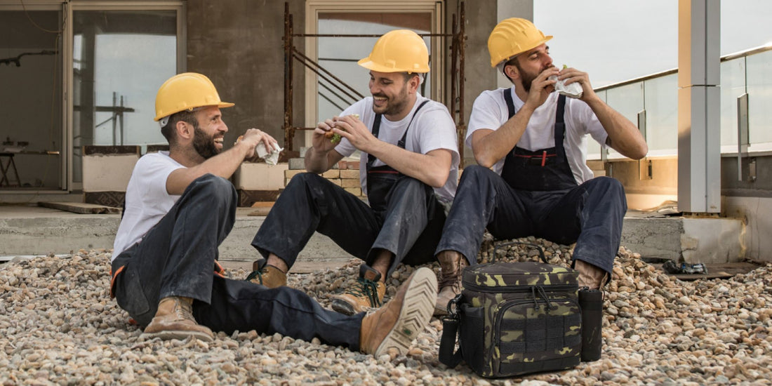 What are the benefits of bringing lunch for outdoor workers?