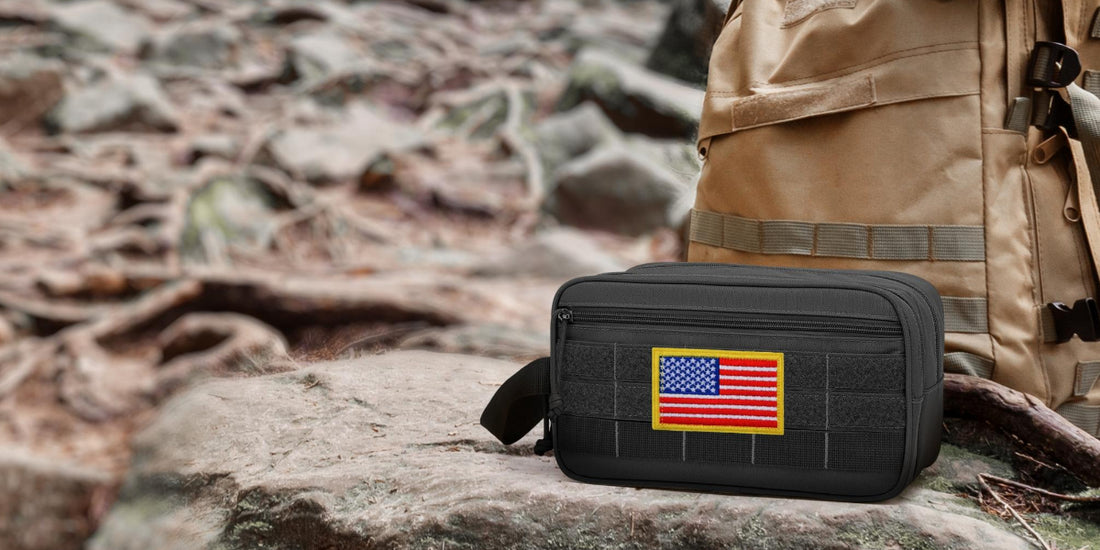What should you pack in your toiletry bag for a multi-day camping trip?