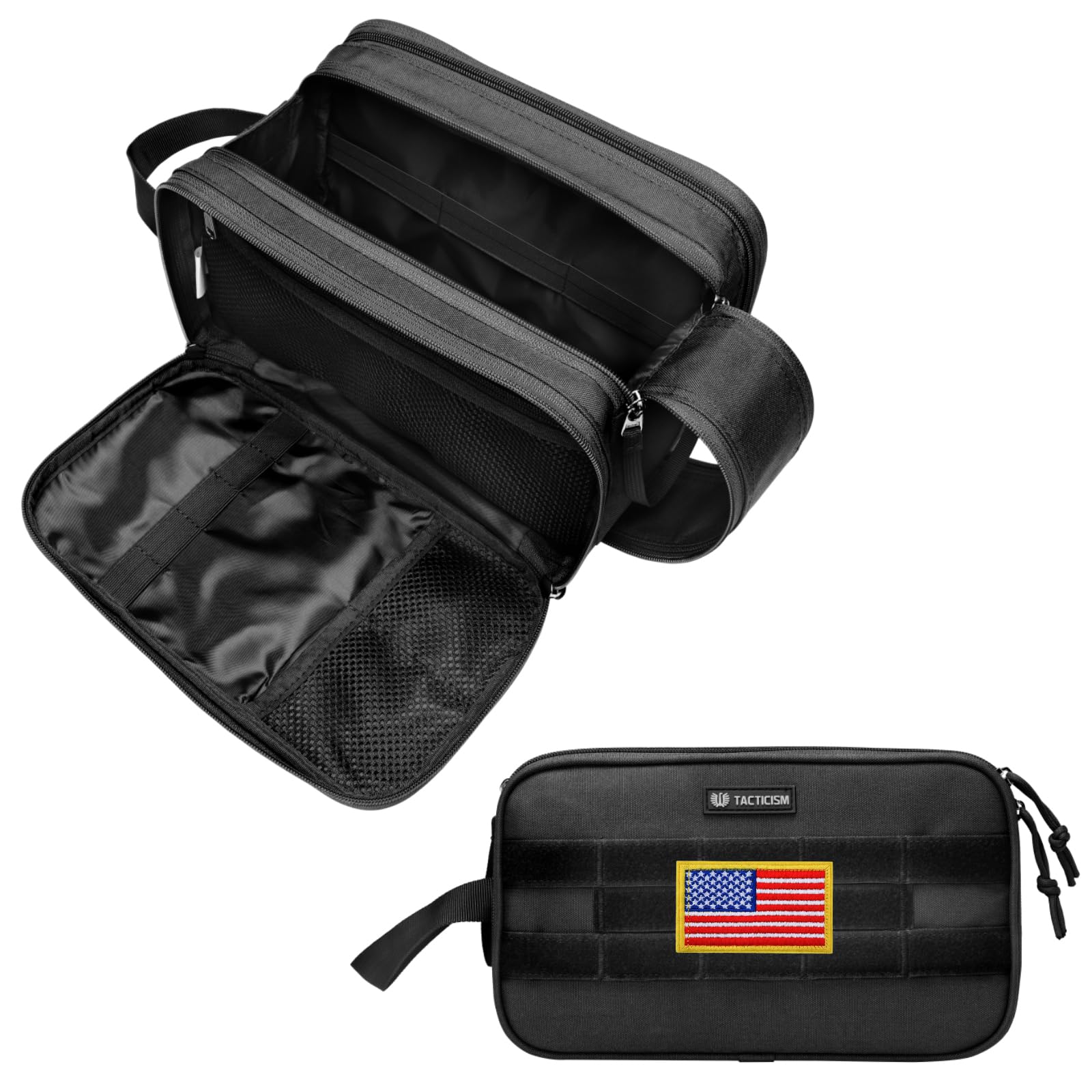 Travel toiletry bag for men