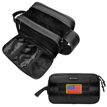 Travel toiletry bag for men