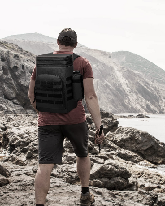 Insulated backpack cooler