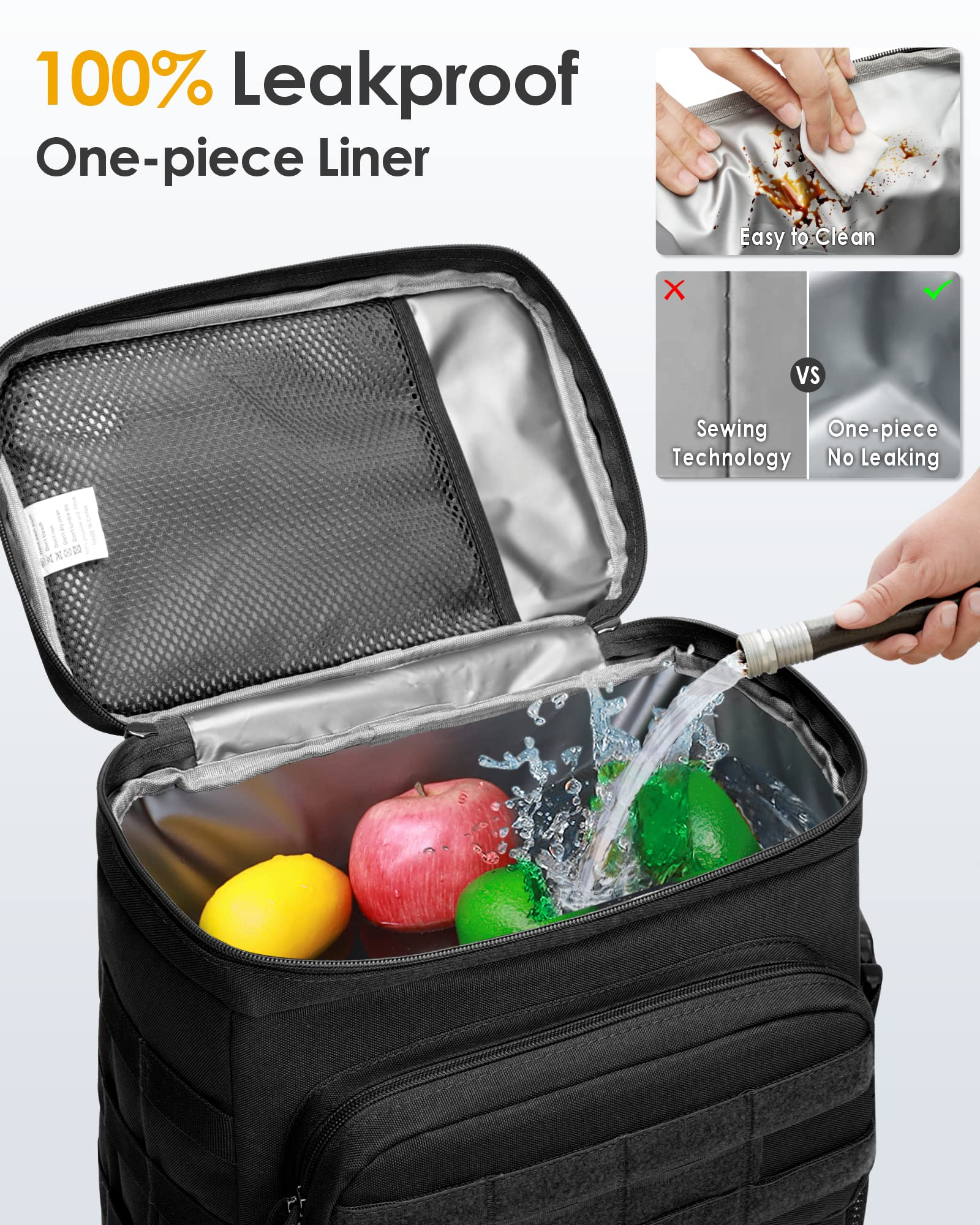 tactical backpack with cooler
