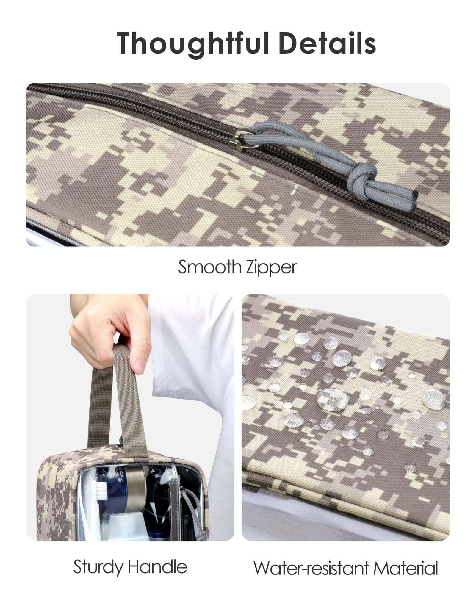 clear toiletry bag
