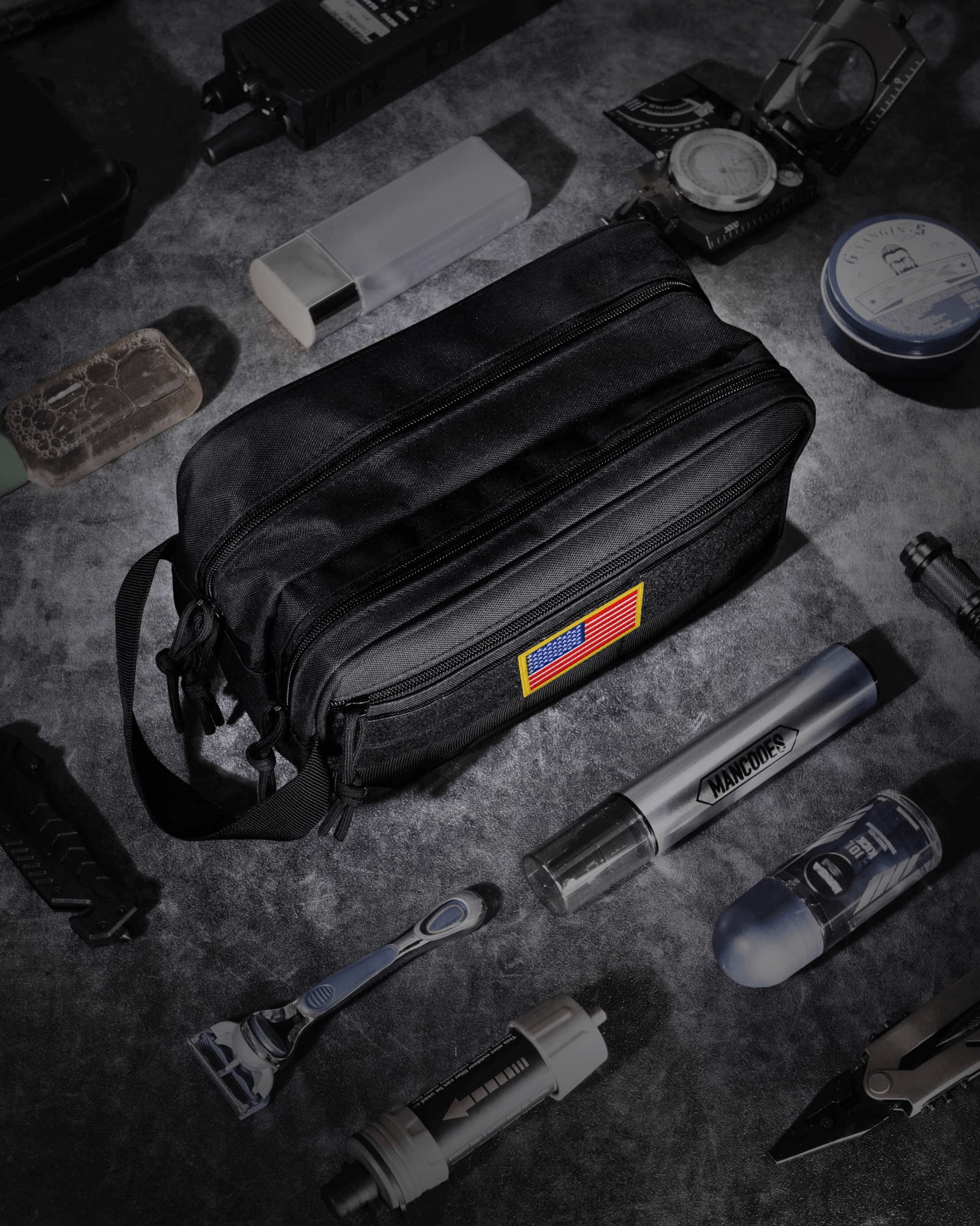 TACTICISM Men's Toiletry Bag | Travel | Camping