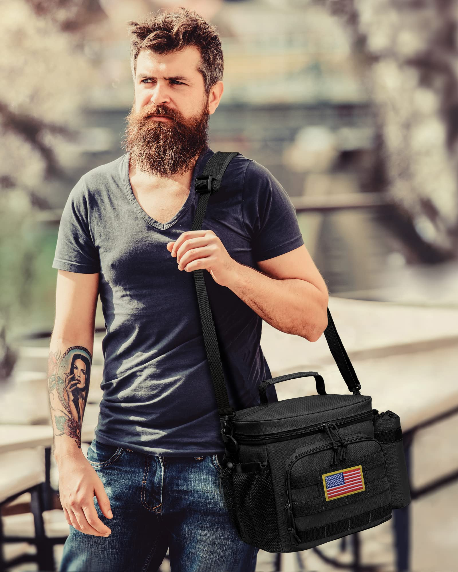 TACTICISM Insulated Tactical Lunch Box for Men