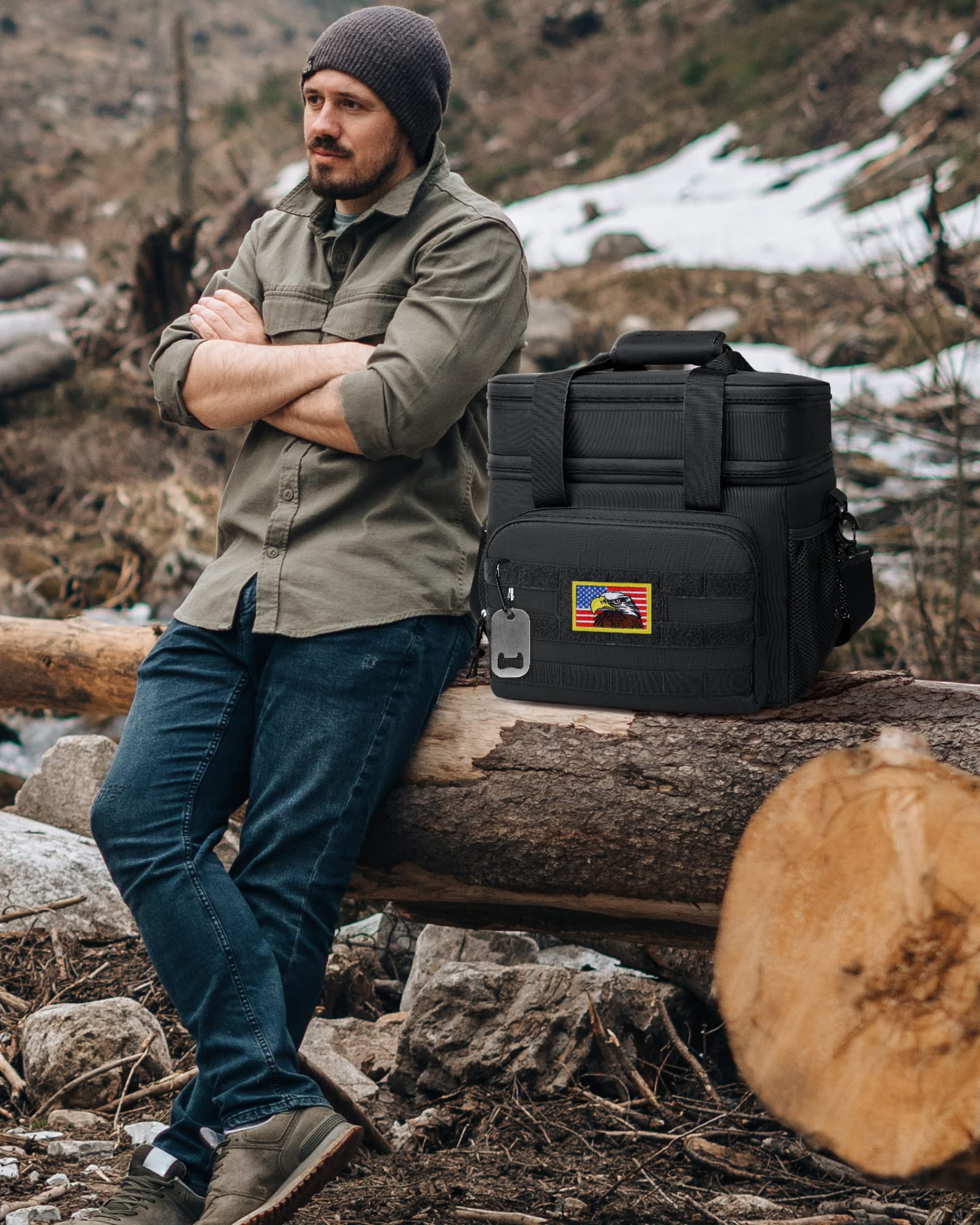 Tactical lunch box backpack top